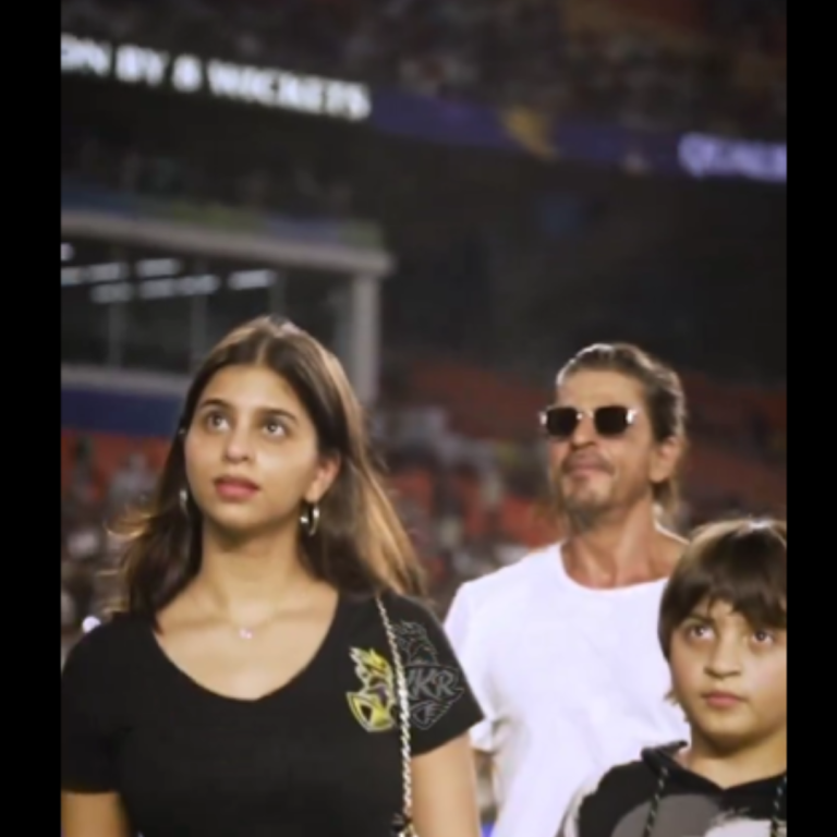 SRK’s Kids Celebrate A KKR Thrash SRH In Qualifier