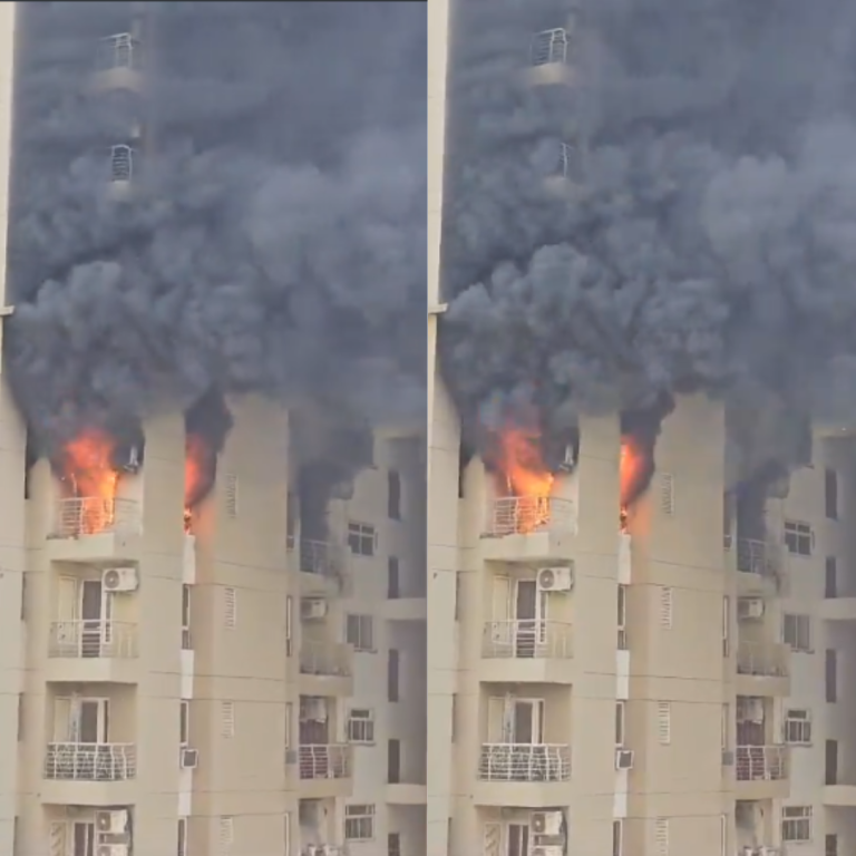 Short-Circuit Sparks Fire in Noida Highrise, No Injuries