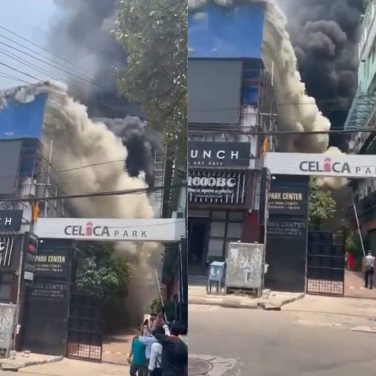 Massive Fire Erupts At Park Street Building