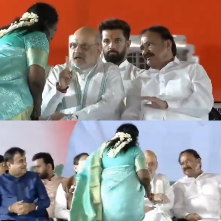 Amit Shah Reprimands Tamilisai at Oath Ceremony, Video Goes Viral